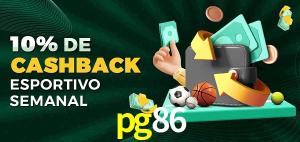 10% de bônus de cashback na pg86